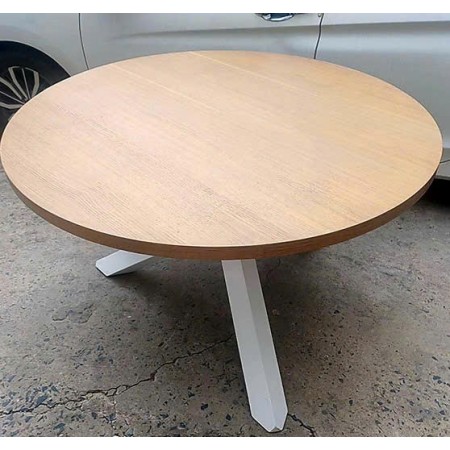 Kenay Home : Bàn Ăn Tròn Vàng Gỗ - 1m2